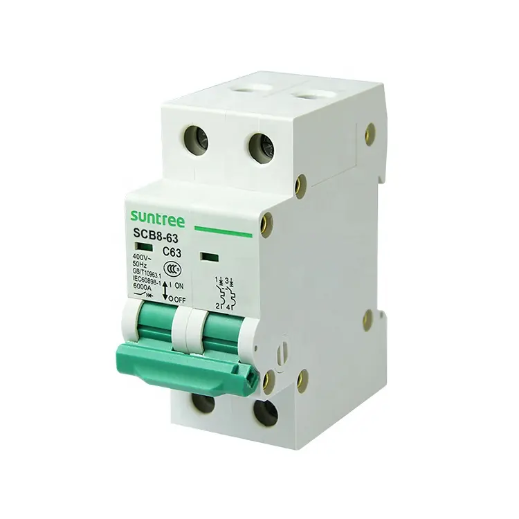 C45 AC Electrical 230V AC Circuit Breaker